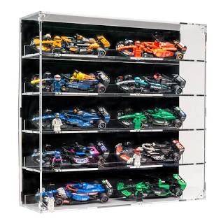 Wall-mounted F1 Speed Champions display showcase, AI generated