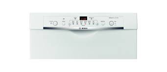In order to also ensure good hygiene, the programme maintains the temperature over the entire washing cycle. Bosch She3ar72uc White 24 Built In Dishwasher With Recessed Handle And Express Wash Ascenta Series Faucetdirect Com