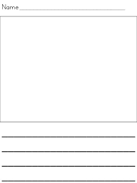 Printable pdf writing paper templates in multiple different line sizes. Kindergarten Drawing Paper Novocom Top