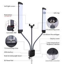 40w Photographic Lighting With Tripod Stand Photographic Lighting For Photography 224pcs Led Ring Light For Y