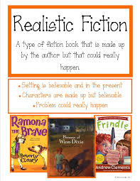 Mrs Lodge S Library Genre Genre Posters Realistic Fiction Realistic Fiction Writing