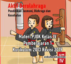 Variasi dan kombinasi gerak dasar dalam permainan bola besar yang terdiri dari: Materi Pjok Kelas 4 Pembelajaran 1 K13 Revisi 2019 Websiteedukasi Com