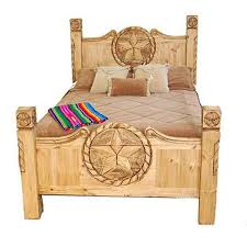 King Texas Star Rope Bed Great Western Furniture Company Furniture Rustic Bedding Bedroom Furniture