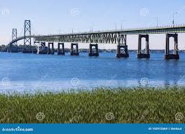 Puente Del International Del Prescott De Ogdensburg Foto de archivo