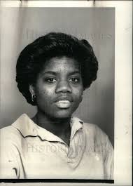 1987 Press Photo Laurie Aaron Murry Wright Basketball