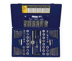 Irwin Hanson 26377 117 Pc Fractional Metric Tap Die Drill Bit Deluxe Set