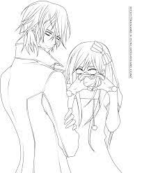 Collection of coloring pages for boys and coloring pages for girls of all ages. Vampire Knight Coloring Page Coloring Library
