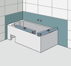Mehr als nur fliesen sie erhalten bei uns nicht nur fliesen, sondern auch sanitärausstattungen und baustoffe. Badewanne Einbauen Vorbereitung Montage Globus Baumarkt