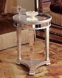 Mirrored Console Table And Coffee Table Designs Stretching Small Spaces Mirrored Furniture Furniture Mirror Table Lamp