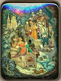 сказка о мёртвой царевне и семи богатырях читать с картинками Holuj Tajna Lakovyh Shkatulok Arte Dibujos Ilustraciones