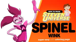 Killer klowns fromter space coloring pages steven universe all gems and fusions names spinel printable solar system. How To Draw Spinel Wink Steven Universe Super Easy Drawing Tutorial With Coloring Page Youtube