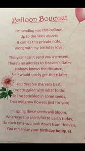 Memorial Memorial Poems Birthday In Heaven Birthday Love