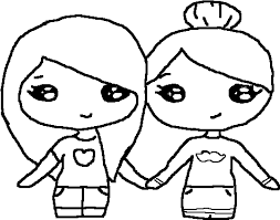 Trends for kawaii anyoneforanyateam cute girls dotted. 1000 X 760 1 Printable Bff Coloring Pages For Girls Clipart Full Size Clipart 3822877 Pinclipart