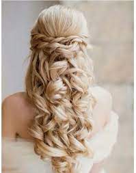 So Pretty Half Pulled Back Cascading Curls Wedding Hairstyles For Long Hair Hair Styles Elegant Wedding Hair