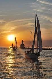 St Joseph Michigan Boat Sailing Photo
