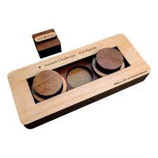 Simply push out the pieces of basswood and assemble according to the diagram included. Pet Challenge Puzzle Dog Or Cat Treat Feeder Puzzle