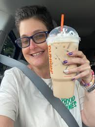 Here's my order! Large signature iced turtle latte