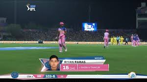 Still raw but talented, riyan has shown that he has the temperament in the few ipl knocks that he has. M25 Rr Vs Csk Riyan Parag Wicket