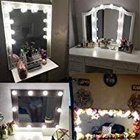 Fast and free shipping free returns cash on delivery available on eligible purchase. Hollywood Style Led Vanity Mirror Lights Kit Dimmable Mirror Light Bulbs With Us Plug In Adapter Makeup Light Str Mirror With Lights Vanity Mirror Led Vanity