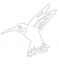 Free printables are an easy, creative and fun way to decorate a nursery or kids room. Hummingbird Coloring Sheet