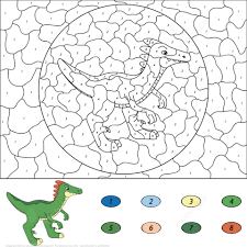 Dibujos De Animales Para Colorear Con Numeros