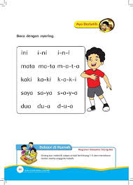 Teks bacaan kelas 1 sd. Pin Di Membaca