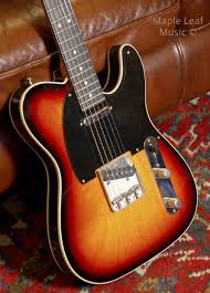 Used Warmoth Parts Tele 3 Tone Sunburst Maple Leaf Music Reverb Telecaster Custom Fender Telecaster Telecaster Guitar
