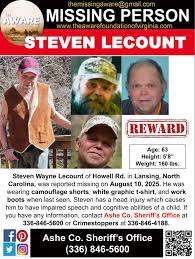 🚨MISSING🚨 📍LANSING, NORTH CAROLINA *** Wayne Lecount of ...
