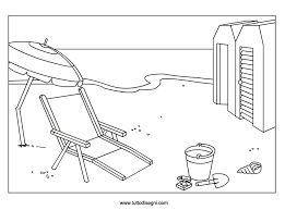 Spiaggia Disegni Da Colorare Tuttodisegnicom