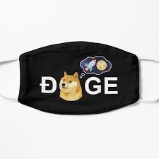 We're all going to the moon, we're here to place the flag! Doge To The Moon Face Masks Redbubble