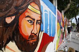 COMENZÓ EL ENCUENTRO INTERNACIONAL DE MURALISTAS! 😃🎨 Hasta mañana sábado,  más de 30 artistas de distintos países estarán pintando las paredes del  Liceo Militar, con obras inspiradas en el célebre gaucho Martín