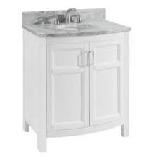 Allen Roth Moravia 30 In White Undermount Single Sink Bathroom Vanity With Natural Carrara Marble Top Lowes Com In 2021 Single Sink Bathroom Vanity Bathroom Sink Vanity Bathroom Vanity