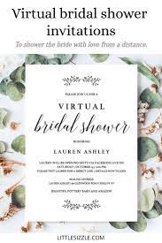 Editable Virtual Bridal Shower Invite Rustic Chic Bridal Shower Invitations Templates Bridal Shower Invitations Bridal Shower Rustic