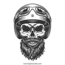 Skull Creator Vintage Skull Skull Skull Sticker