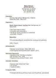 Sample resume for first job. 33 With Resume Samples For First Job Resume Format