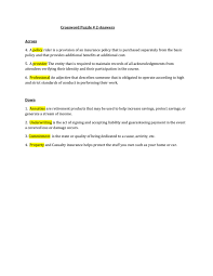 An entity which provides insurance is known as an insurer, an insurance company, an insurance carrier or an underwriter.a person or entity who buys insurance is known as an insured or as a policyholder. Crossword Puzzle 2 Answers Across
