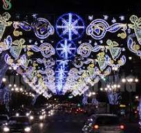 Outdoor Christmas Festive Holiday 2D LED Across Street ...