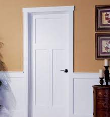 3 equal panel shaker interior door. White Interior 3 Panel Shaker Door Iowa Remodels