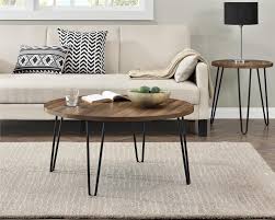 Ameriwood Home Owen Retro Round Coffee Table Multiple Colors Walmart Com Retro Coffee Tables Coffee Table Home Decor