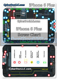 Iphone 6 Plus Magnetic Screw Chart Mat Cyberdocllc Iphone And Apple Products Hardware Repair Solutions