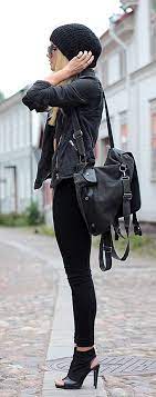 Street Style August 2014 Just The Design Fashion Style Black Fashion