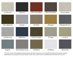 Lp Smartside Prefinished Color Options The Smartside