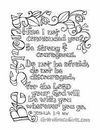 Bible verse coloring page coloring pages to print free printable coloring pages coloring for kids coloring pages for kids free printables message of encouragement joshua 1 9 indoor. Joshua 1 9 Coloring Sheet