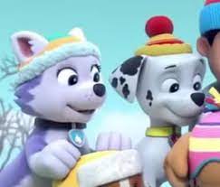 Marshall X Everest Paw Patrol Relation Ship Wiki Fandom Paw Patrol Pups Paw Patrol Marshall Paw Patrol