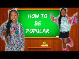 How To Be The Most Popular Kid In Middle School | Kids Fashion Tips ! -  Youtube