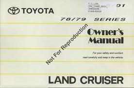 1998 toyota land cruiser owner's manual english. Toyota Land Cruiser 78 Series Owner S Manual Pdf Download Manualslib