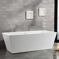 Maybe you would like to learn more about one of these? Vanity Art 59 Inch Freestanding Acrylic Bathtub Modern Stand Alone Soaking Tub With Chrome Finish Upc Certified Slotted Buy Online In Cayman Islands At Cayman Desertcart Com Productid 117106425