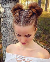 The vikings were always portrayed as scruffy, but believe us that there's a certain charm to it, just like this first hairstyle. 33 Best 2019 Hairstyles And Haircuts For Female Braids For Short Hair Viking Hair Hair Styles