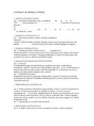 Contract De Mandat Cenzor