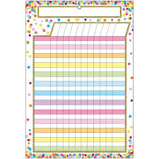 Ashley Productions Smart Poly Confetti Incentive Chart 10ct